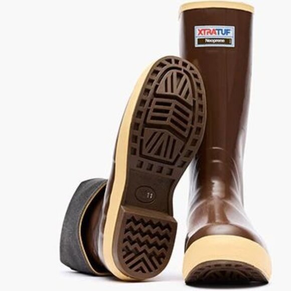 XTRATUF 15 inch Plain toe waterproof boots NEW in box size 13 M main image 7